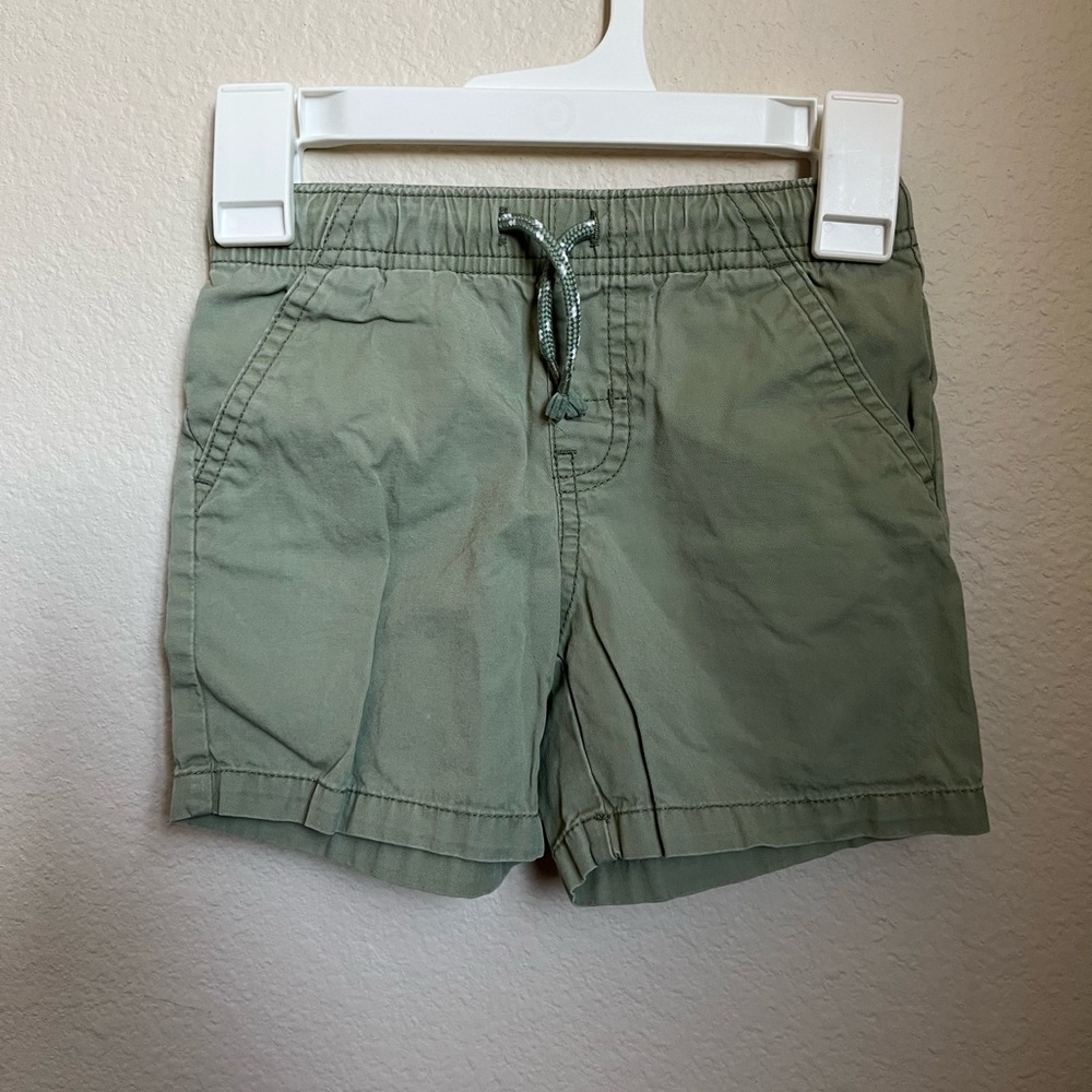 Toddler Boy Green Shorts
